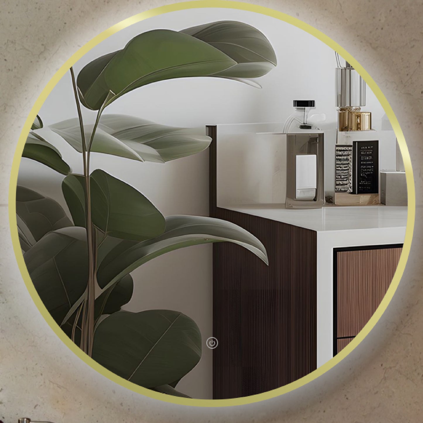 Espejo LED Ares Gold