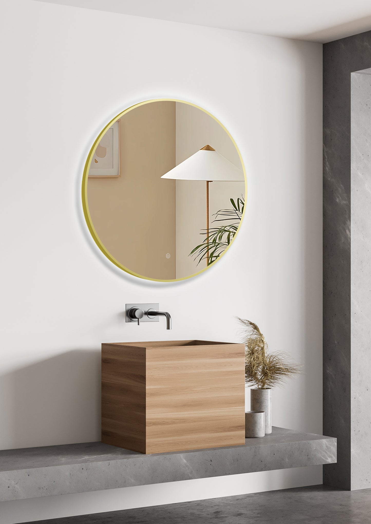 Espejo LED Ares Gold