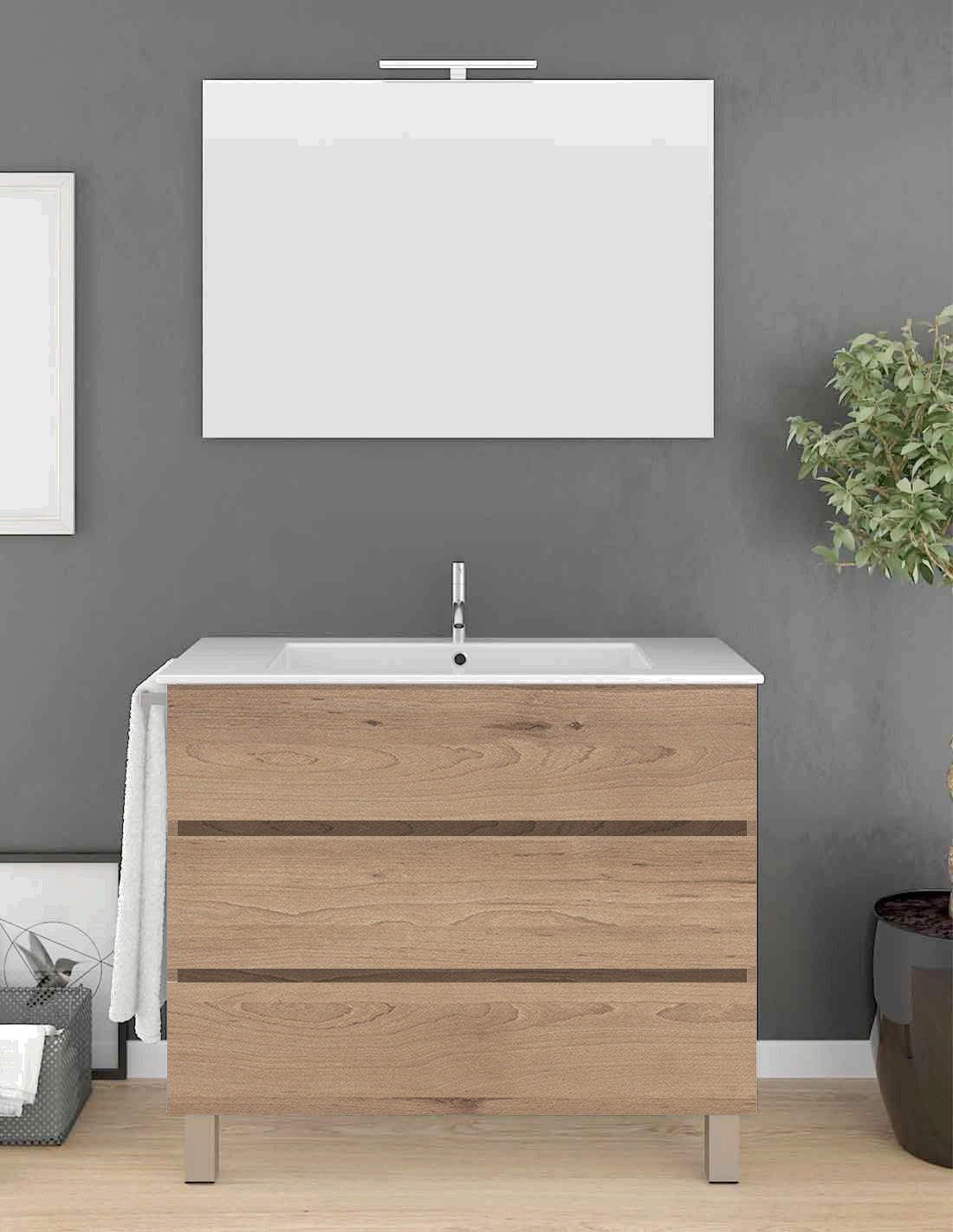 Mueble de baño IMPERIA con lavabo