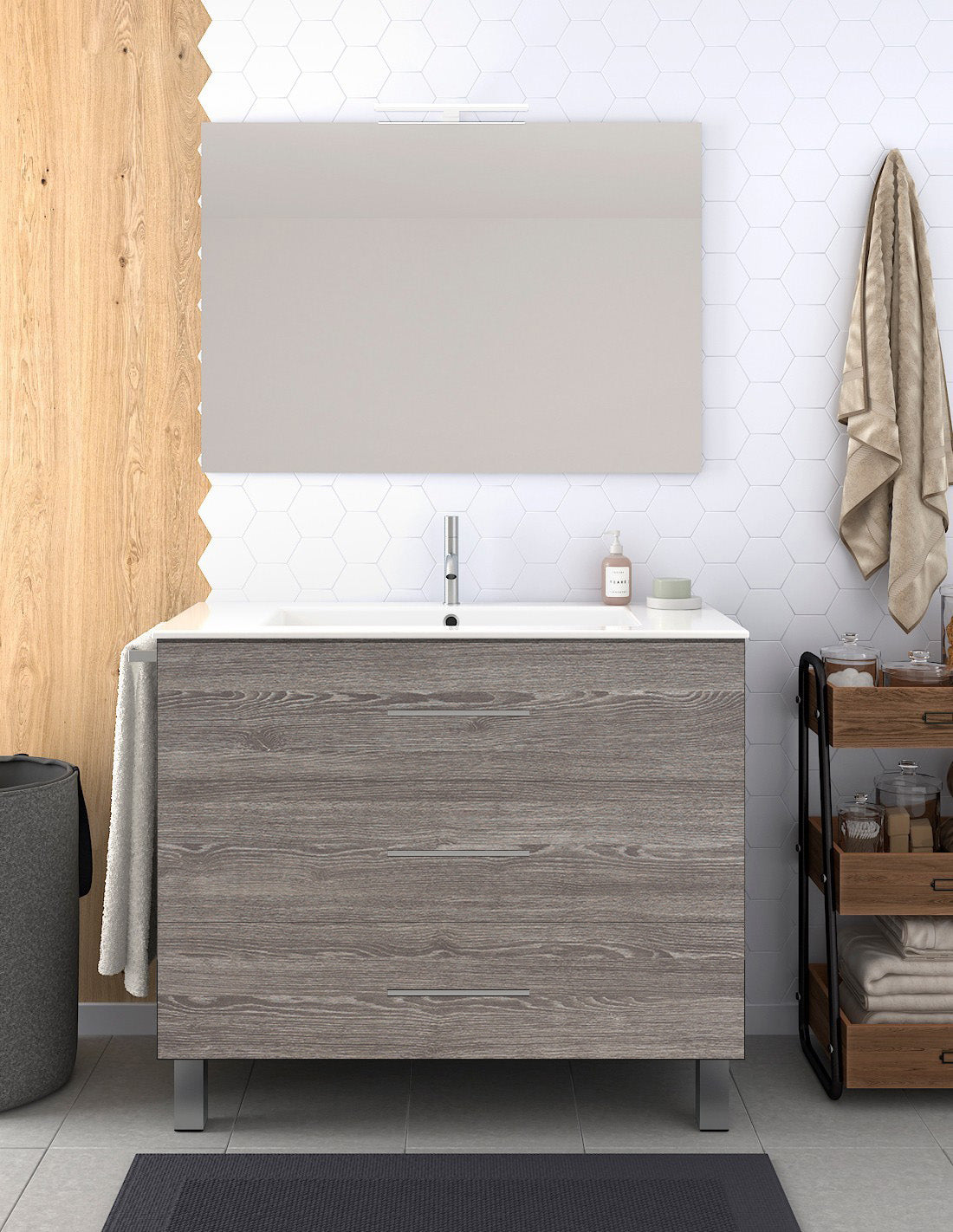 Mueble de baño RIBERA con lavabo