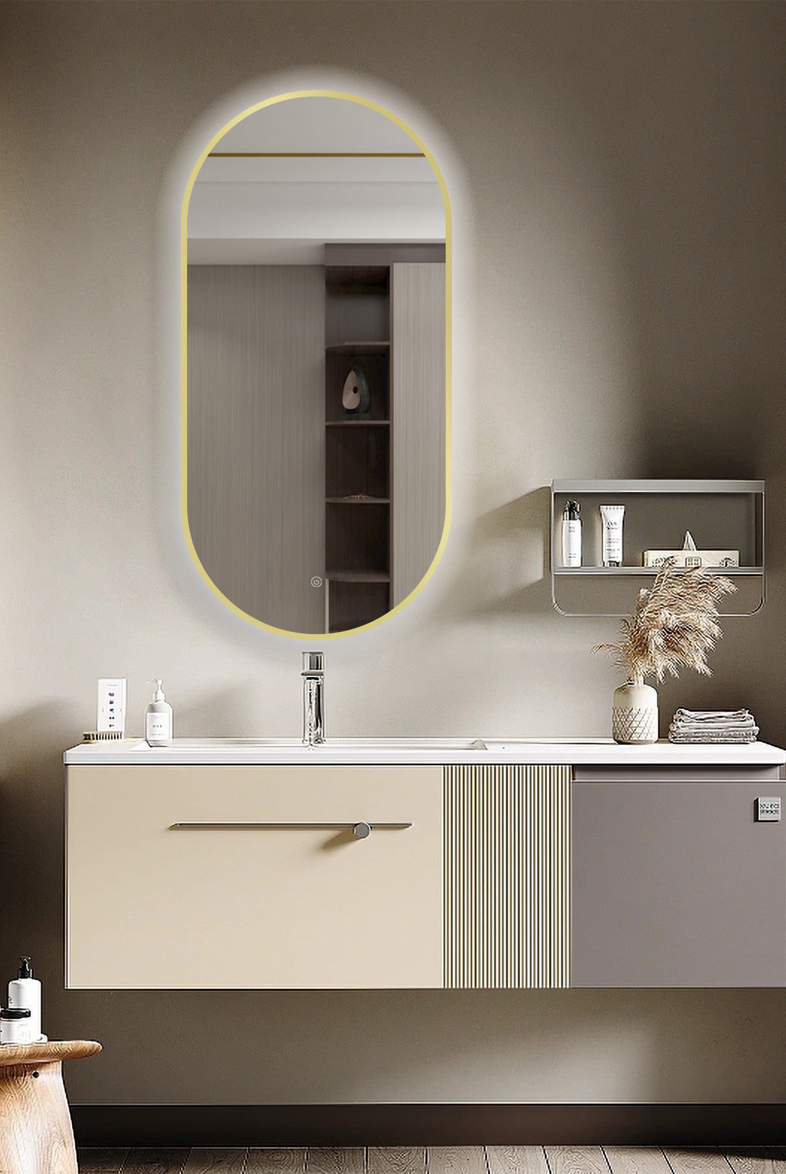 Espejo LED Selene Gold